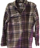 Carhartt Original Fit long sleeve plaid flannel shirt men’s black/green ... - $412.26 MXN