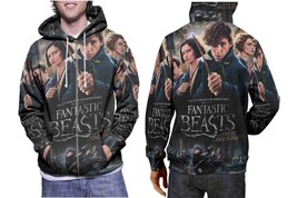 Fantastic Beasts   Men&#39;s Full-Print Sublimation Zipper Hoodie - $46.47 CAD