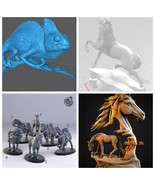 Pack of 4 Differents Models STL Model 3d File For 3d Printer Ready To Print - €4,17 EUR