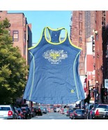 Greenlayer NY RR Queens 10K Run For Life Marathon Blue Green Tank Top 20... - $18.58