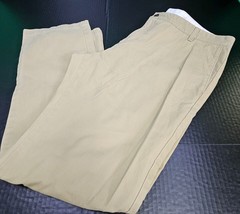 Dockers Pacific Collection Chino Khaki Pants Size 38X31 Tan Flat Front C... - $11.87