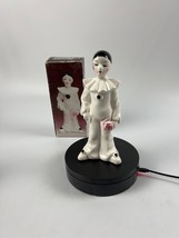 Pierrot Vintage Harlequin Clown Mime Ceramic Pierrot 10 inches Figurine - £18.32 GBP