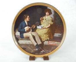 Norman Rockwell Plate, &quot;Pondering on the Porch&quot;, 3rd Rediscovered Women, #8536K - £10.14 GBP