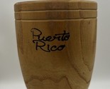 Large Puerto Rico Wood Mortar &amp; Pestle Pylon Pilon Madera - Boricua Rica... - £35.37 GBP