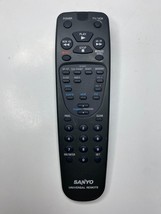 Sanyo B13205 Universal TV Cable VCR Remote Control for AV232980 Blk OEM Original - $8.95