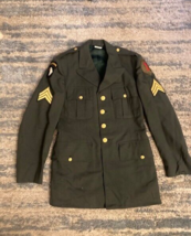 Vintage 70s US Army Uniform Coat 101st Airborne Sz 37R - $30.39