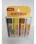 Burt&#39;s Bees Rescue Lip Balm Honey, Lemon, Cooling Eucalyptus, Unscent 4 ... - $13.56 CAD