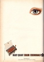 1978 Mary Quant Cosmetics Eyeshadow Color Essensuals Eye Vintage Print A... - $10.95