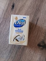 2 Bars Dial Complete 2 in 1 Moisturizing Antibacterial Coconut Milk Soap... - £19.49 GBP