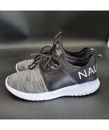 Women&#39;s 10M Kappil Nautica Logo Slip in or Tie Sneakers Lightweight Blac... - $287.75 MXN