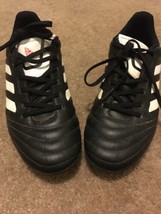 Adidas Copa Youth Kids Soccer Cleats Black &amp; White Size 7.5  - £68.92 GBP