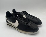 Nike Classic Cortez Black Leather Shoes 807471-010 Women&#39;s Size 9.5 - $179.95