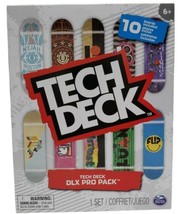 Tech Deck DLX Pro Pack 10 Boards Included Skate Fingerboard Toy Spin Master New - £13.37 GBP