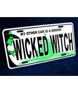 WICKED WITCH -*US MADE*- Embossed Metal License Plate Car Auto Tag Sign - £9.79 GBP
