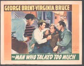 Man Who Talked Too Much 11x14 Lobby Card George Brent - £29.00 GBP