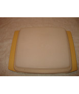 Vintage Tupperware Deviled Egg Keeper/Carrier 4pc Tray &amp; Lid Almond Tan ... - £11.67 GBP