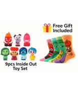 Inside Out Toys 9pcs Set + Free Socks | Cute Cartoon Collectible Figures - $35.10