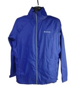 Columbia Switchback III Windbreaker Jacket Womens Large Light Blue Full Zip 1X - £22.47 GBP