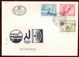 FDC 1982 Yugoslavia VI World Cup Gymnastics Zagreb Croatia Sports - £3.31 GBP
