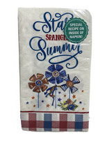 Pioneer Woman Patriotic Napkin Set Recipe On Inside Of Napkin 2 Packs - £12.64 GBP