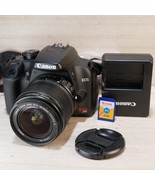 Canon EOS Digital Rebel XS 1000D 10MP DSLR Camera W 18-55mm lens *SHUTTE... - $164.31 CAD