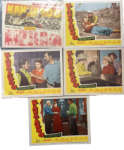 Vintage 1951 Kangaroo Maureen O&#39;Hara Chips Rafferty Movie Lobby Card Lot 5 - $64.58 CAD