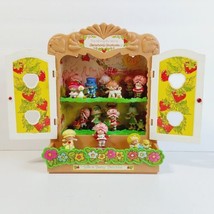 Vintage Strawberry Shortcake 14 PVC Miniatures w Display Cabinet AGC 1980’s - £62.75 GBP