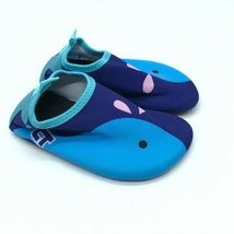 Cituo Baby Boys Girls Water Shoes Slip On Fabric Whale Blue 26/27 US 8/9 - $9.74