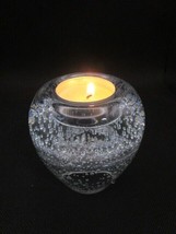 Royal Limited Crystal Bubble Controlled Candle Holder Votive 3 1/4 X 3&quot; - £27.69 GBP