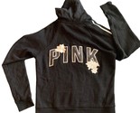 Victoria Secret PINK Bling Sequin Hoodie Full Zip Jacket Size Medium Hib... - $32.52