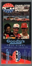 Charlotte Motor Spdwy Goody&#39;s Pole Night Ticket-Limited Edition-NASCAR 5/26/1... - £37.99 GBP