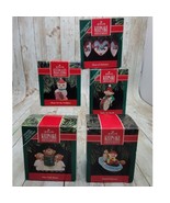 Christmas Ornaments Vintage Keepsake Hallmark Lot Of Five - $34.49 CAD