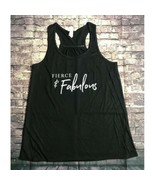 Fierce &amp; Fabulous Racerback Tank Top Workout Exercise Gear Gym Running NWOT - $23.76