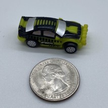 Small Hasbro Micro Machine Rally Car in Black &amp; Yellow marked AP-100 Used Cond - £5.54 GBP