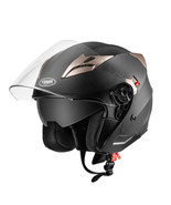 Helmet Unisex Motorcycle Open Face DOT Approved YM-627 Motorbike Moped J... - £210.88 GBP