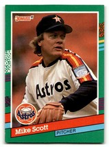 1991 Donruss #483 Mike Scott    Houston Astros Baseball Cards EX/NM ID:55345 - $1.73