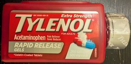 TYLENOL Acetaminophen Extra Strength Rapid Release 500mg Gel 290Ct (Exp.... - £18.55 GBP