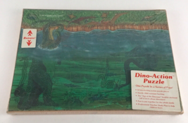 Dino Action Puzzle #3 Underwater Water Dinosaurs Vintage 1986 Armadillo ... - $24.70