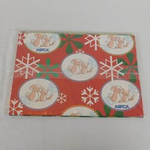 ASPCA Holiday Gift Wrap Sheets Sealed Packs 4 Sheets Total 2 Patterns Gift Tags - £7.65 GBP