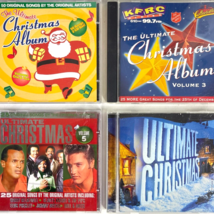 Ultimate Christmas Album 4 CD Lot Vols 1-2-3-5 Collectibles KFRC Arista 1994-2k - £29.54 GBP