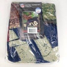 New York Giants Vintage NFL Tapestry Throw Woven Blanket Wall Hanging 48&quot; x 60&quot;  - £28.40 GBP