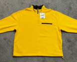 Old Navy Vintage 1999 Fleece Pullover w/ Pockets 1/4 Zip Yellow Adult 2XL - - £26.55 GBP