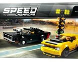Lego Speed Champions - 2018 Dodge Challenger SRT Demon &amp; &#39;70 Charger 75893 - £46.22 GBP