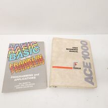 Vintage Franklin Ace 1000 Computer Manuals Lot | BASIC Programming &amp; Use... - $26.99