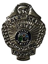 Alaska State Trooper Badge Hat Cap Lapel Pin PO-502 (12) - $6.24+