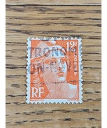 France Stamp Republique Francaise 12f Used Orange Marianne de Gandon - €2,32 EUR France Stamp Republique Francaise 12f Used Orange Marianne de Gandon - €2,32 EUR