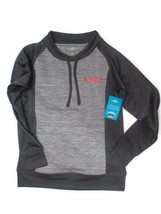 Coca-Cola Ladies Pullover Side Zip Pockets X-Large Gray Thumbhole Cuffs Spacedye - £49.00 GBP