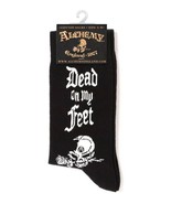 Alchemy Gothic Alchemist Dead On My Feet Crew Socks Fun Goth SOX006 S/M ... - $11.95
