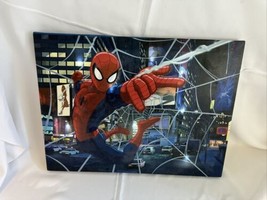 Idea Nuova Spider-Man LED Lighted Canvas Wall Art, Children&#39;s Home Décor 16x12 - £15.83 GBP