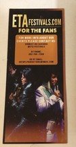 ETA Festivals For The Fans Brochure Elvis Presley BR15 - $4.94